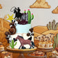 34 PCS Cowboy Cake Toppers Cowboy Hat and Boot Horse Cake decorations Western Cowboy Cowgirl Birthday Baby Shower for Western Theme Party Favors
