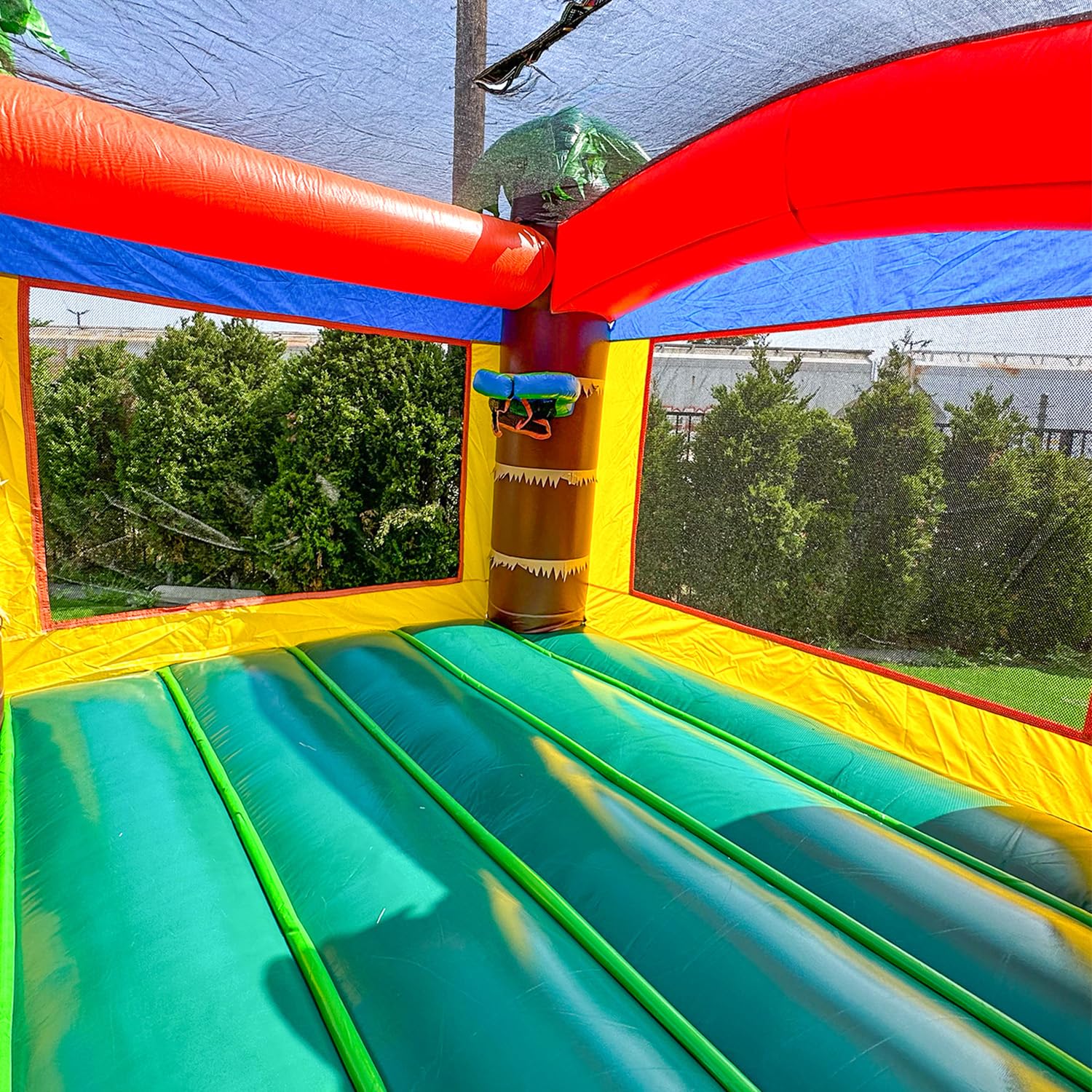 JumpOrange 14x14ft Safari Commercial Grade 15oz PVC Bounce House