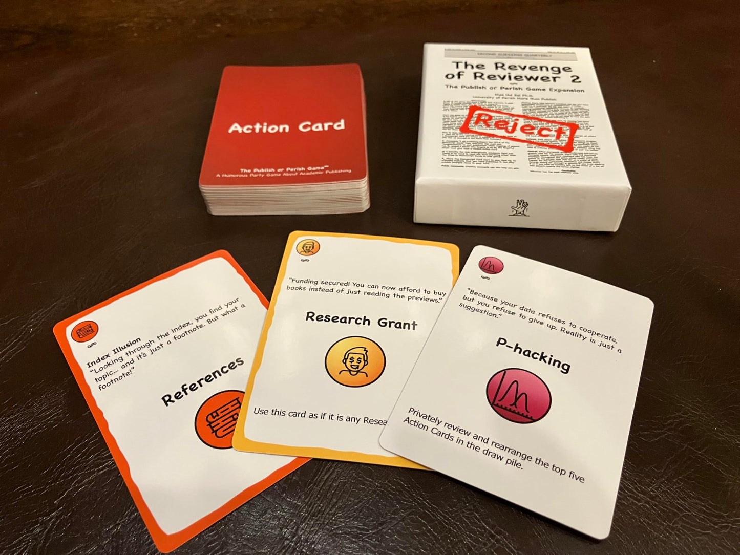 The Revenge of Reviewer 2: A Publish or Perish Game Expansion