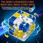 3D Rolling Ball Maze Cube, Marble Labyrinth Cube, 3D Labyrinth Puzzle Cube, Spatial Awareness Brain Training Educational Focus Game Gift for Adults