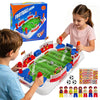 ODRIEW Mini Foosball Table Game for Kids, Tabletop Soccer Board Game with Scoreboard, Portable Indoor Soccer Game for Boys Girls Ages 3-12, Family
