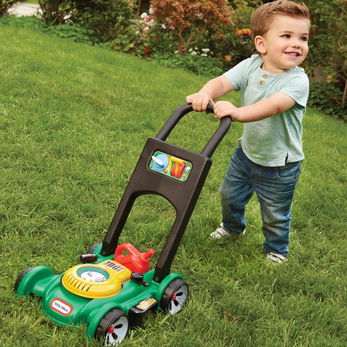 Little Tikes Gas 'n Go Mower Kids Toys for Toddlers Boys Girls Age 18 Months and Older, Indoor Outdoor Push Gardening Summer Toy Gifts for Birthday