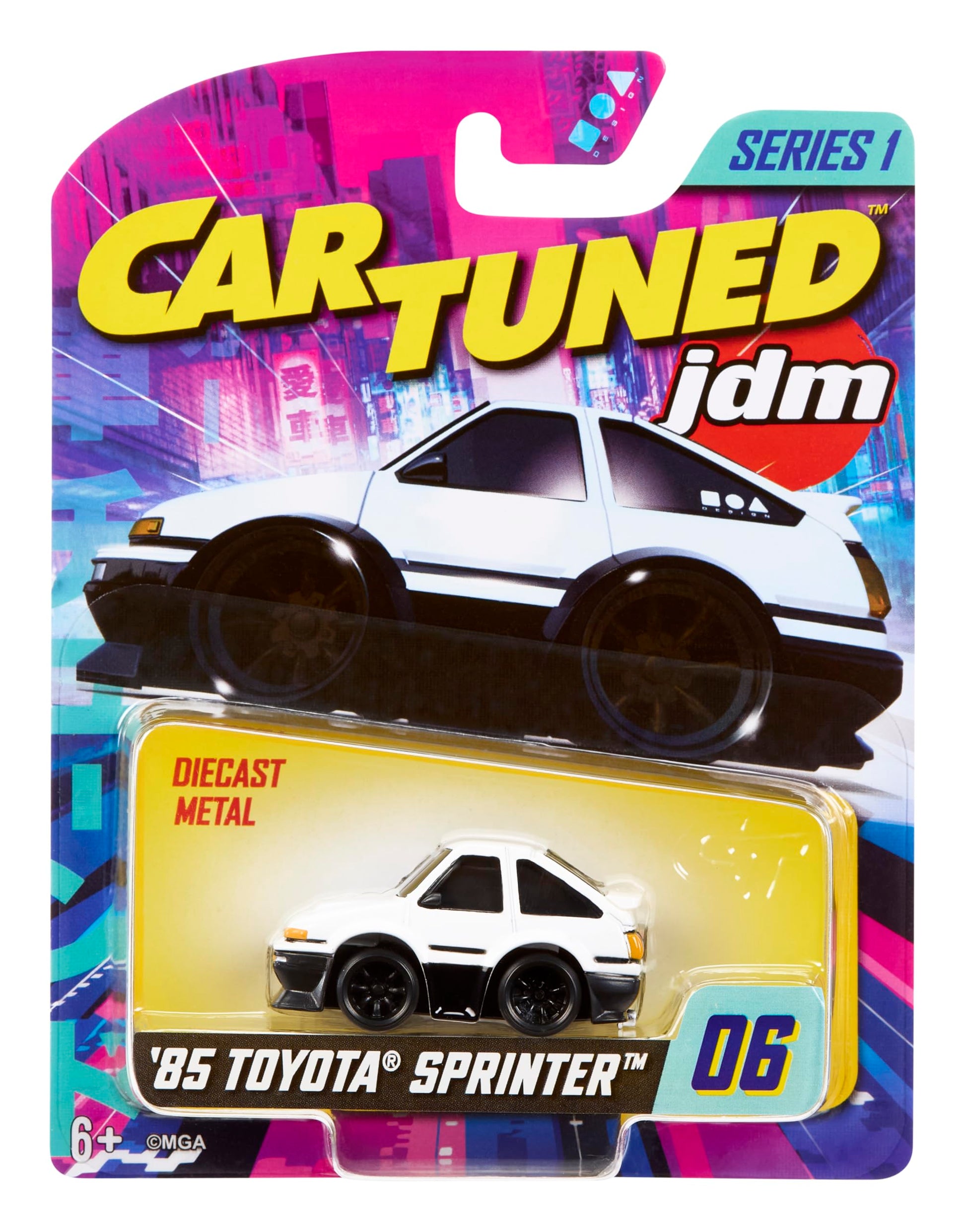 MGA Entertainment CarTuned JDM Tuners Series 1-1985-87 (AE86) Sprinter Trueno GT-Apex