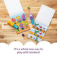 Melissa & Doug Sticker Wow!™ T-Rex and Triceratops Bundle: Two 24-Page Activity Pads, 2 Sticker Stampers, 900 Stickers, Arts and Crafts Fidget Toy