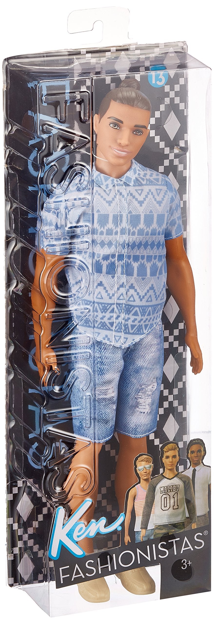 Barbie Ken Fashionistas Dolls, Toy for Kids 3 to 8 Years Old