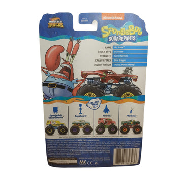 Hot Wheels Monster Trucks Spongebob Squarepants Mr Krabs 4/5