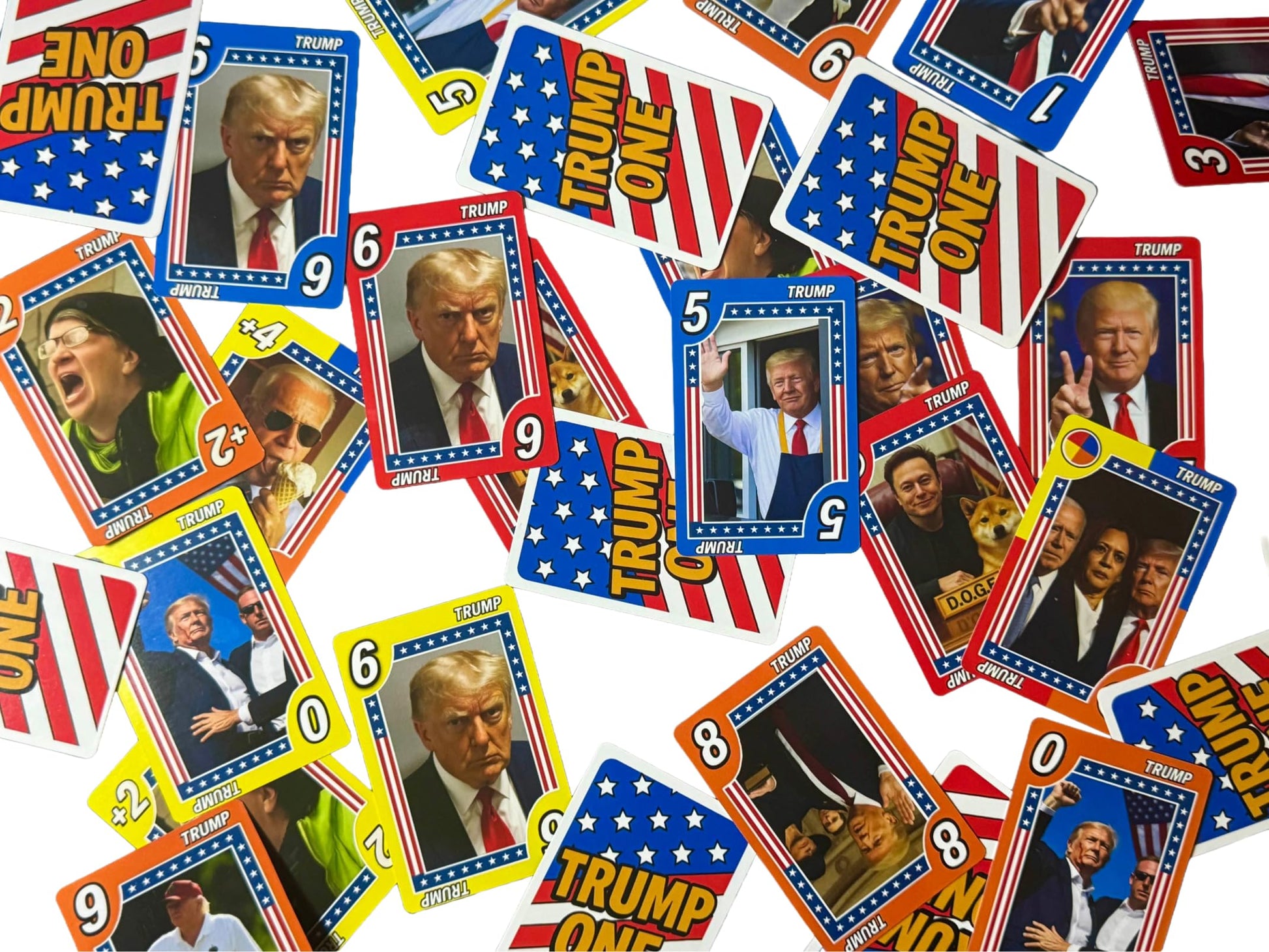 RTE Games Trump ONE Card Game - 108 Card Deck for Family Game Night, Fast-Paced Party Fun, Gift for Adults & Teens