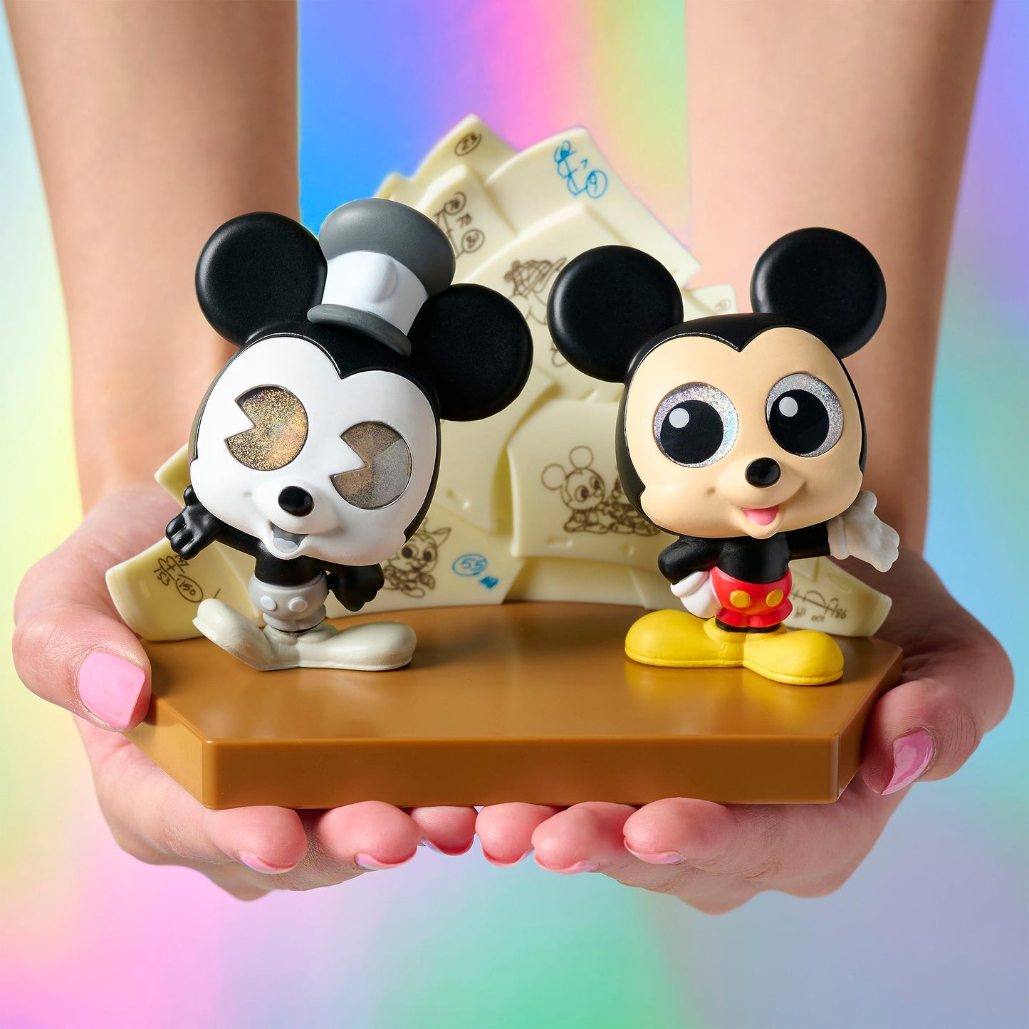 Disney Doorables Grand Entrance 3-inch Collectible Mickey Mouse 2-piece Set, Kids Toys for Ages 5 Up, Amazon Exclusive by Just Play