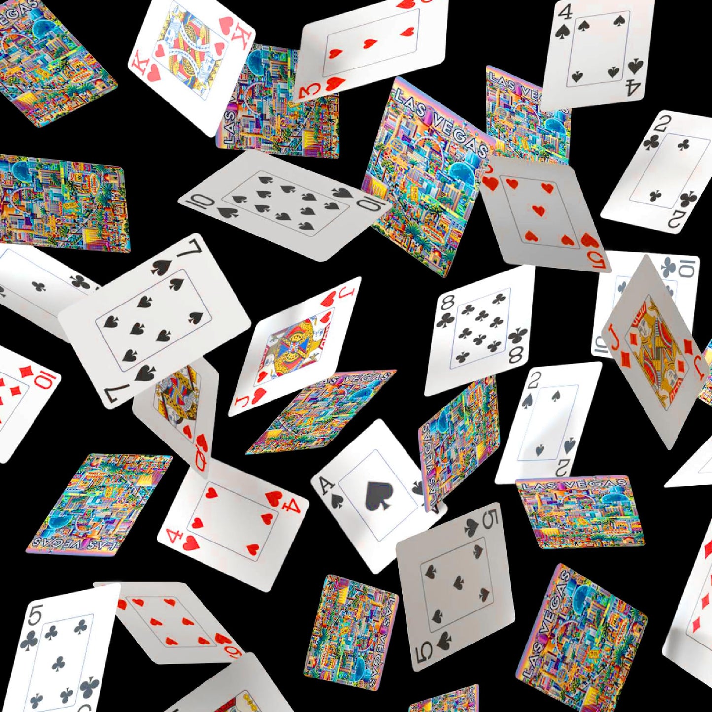 Boardwalk Puzzles Premium Featherlight Unique Playing Cards, Fun Themed Deck for Home and Travel | Las Vegas Strip