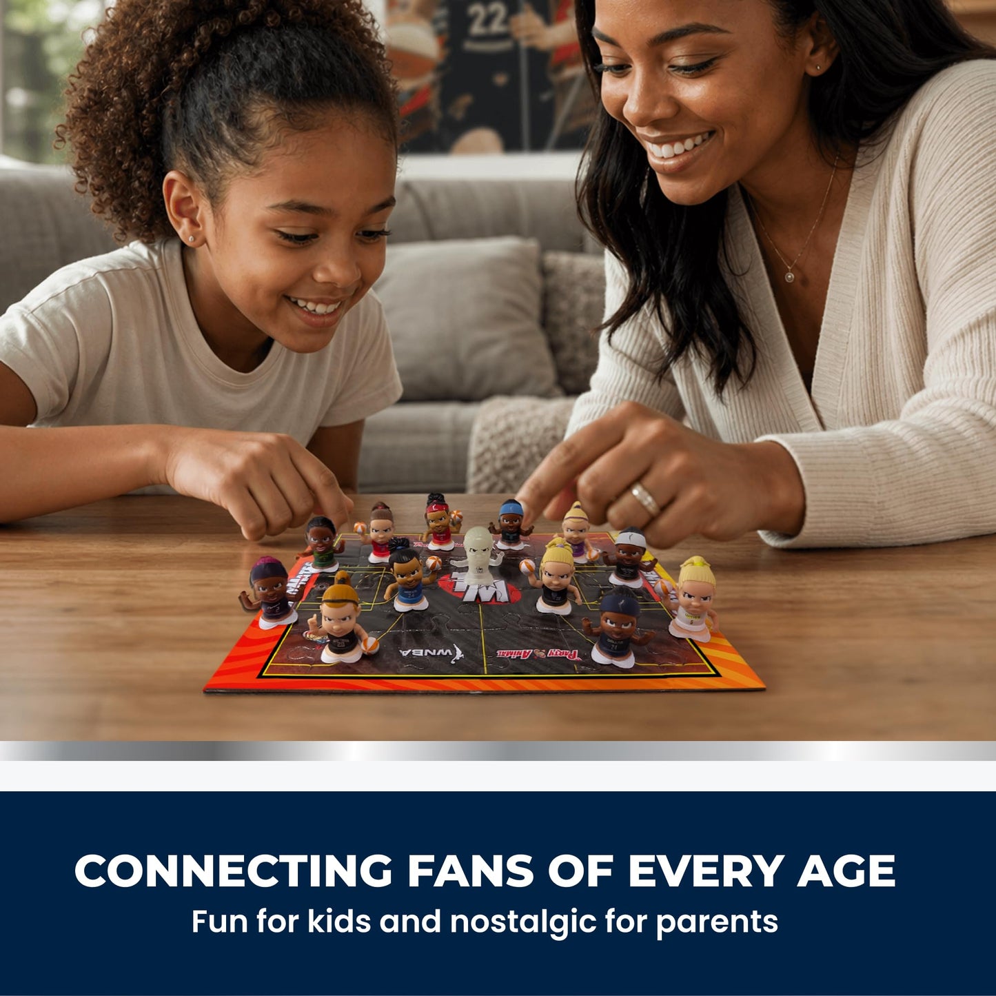 Party Animal TeenyMates WNBA Basketball Action Figures Gift Set