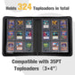 ProCase Top Loader Binder, 9 Pocket Holds 324 Toploaders, Black