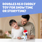 Bluey Toddler Plush Toys Pack of 2, 7-8”, Soft, Festive Holiday Season Plush Figure Toys with Santa Hats, Cuddly Plush Animals for Kids Ages 3+