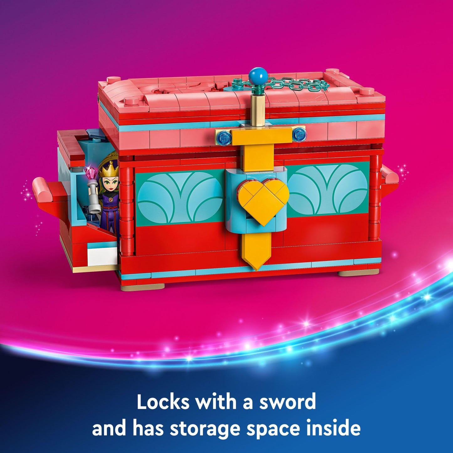 LEGO ? Disney Snow White’s Jewelry Box, Snow White and The Evil Queen Mini Doll Figures, Building Toy for Kids, Birthday Gift for 6 Years Old Girls