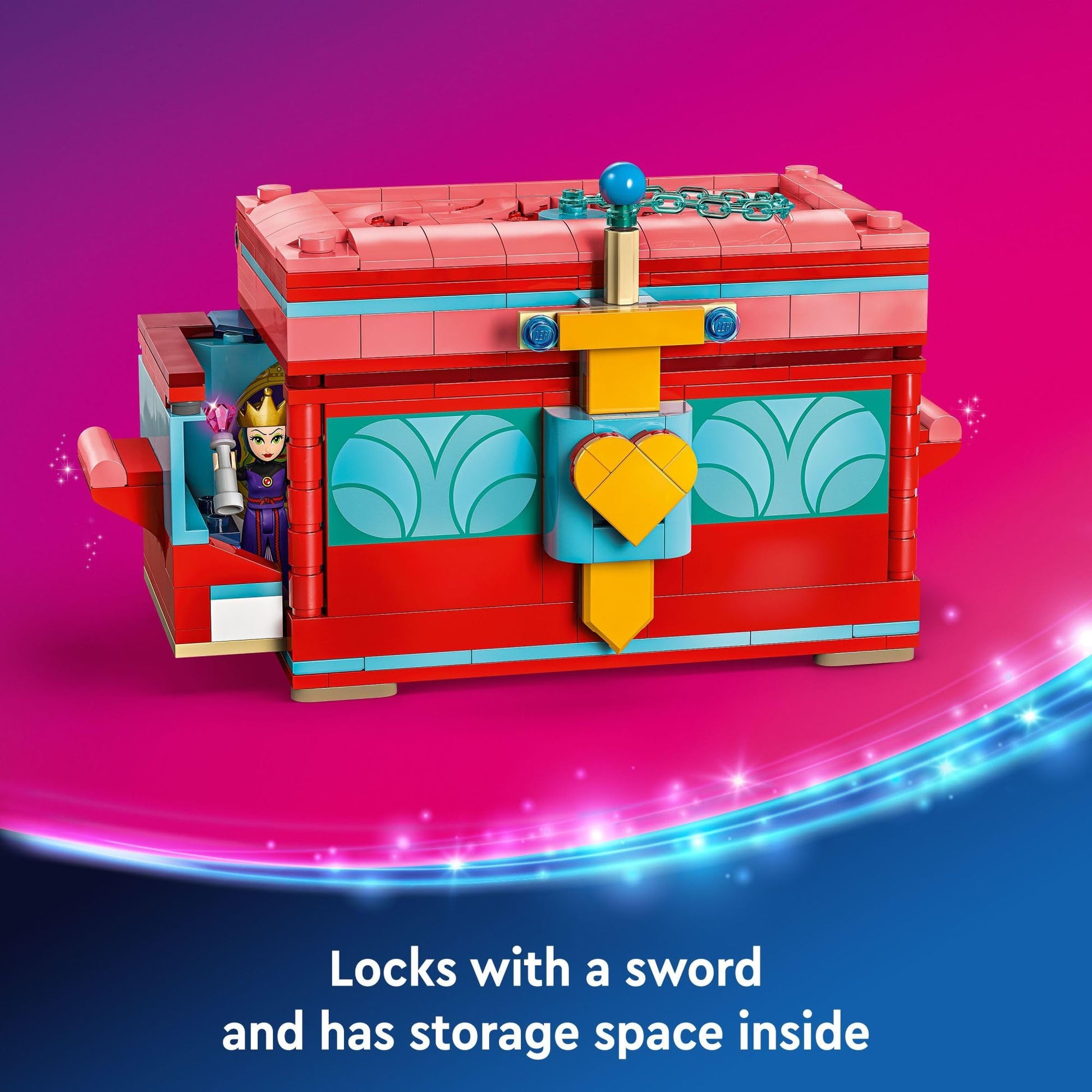 LEGO ? Disney Snow White’s Jewelry Box, Snow White and The Evil Queen Mini Doll Figures, Building Toy for Kids, Birthday Gift for 6 Years Old Girls