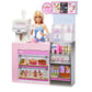 Barbie Coffee Shop Doll with Play Set and Accessories