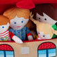 Snuggle Stuffs Happy Family Soft Figure Doll Set with House | Cute Plush Toys for Girls & Boys, Toddlers 1-3