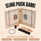 Fast Sling Puck Game 24 Inches Large Size - Super Winner Slingshot Puck Board Game - Sling It Shot 2 Player Hockey Table for Kids, Teen and Adults