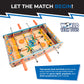 World Tech Toys Disney Stitch Foosball Table for Kids - Tabletop Soccer Game with Rod Handles, Ball & Players - Wooden Mini Game Table for Kids 4+