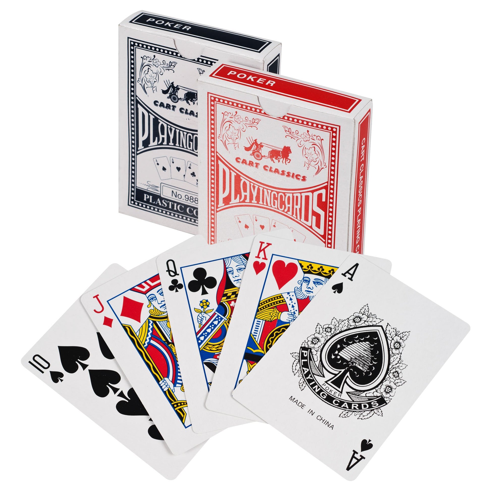 Poker Chip Set - 11.5g Poker Set with Cards, Buttons, Carrying Case, and 500 Chips for Texas Hold'em and Blackjack Games by Trademark Poker