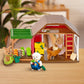 Li’l Woodzeez - Happy Harvest Farm Playset - 20 Pcs Doll Playset with Farmer & Garden Accessories - Pretend Play Toy Barn for Kids Age 3+
