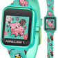 Minecraft Kids Smart Watch with Touchscreen Display, 10 Watch Faces, Games, Camera, Alarm, Timer, Step Counter & Calculator - Fun Interactive Learning