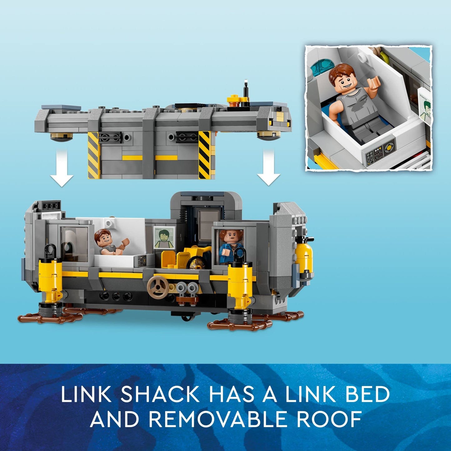 LEGO Avatar Floating Mountains Site 26 & RDA Samson 75573 Building Set - Helicopter Toy Featuring 5 Minifigures and Direhorse Animal Figure, Movie