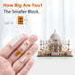 Kadablk Architechture Series for Adults and Teens,Taj Mahal Building Set,Model Contruction Kit 3950 PCS,Micro Block Set,New Seven Wonders,Landmark