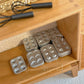 Dollhouse Miniature Bakeware, Mini Baking Mold Set, Includes Donut & Madeleine Pans (NO Food Props Included) (Shell Mold)
