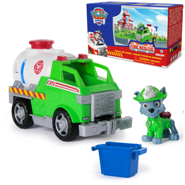 Paw Patrol Fire Rescue Rocky Rescue Fire Tanker Toy Truck Vehicle
