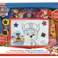 Lexibook Paw Patrol Multicolor Magic Magnetic Drawing Board, Artistic Creative Toy for Girls and Boys, Stylus Pen and Stamps, Red/Blue, CRPA550