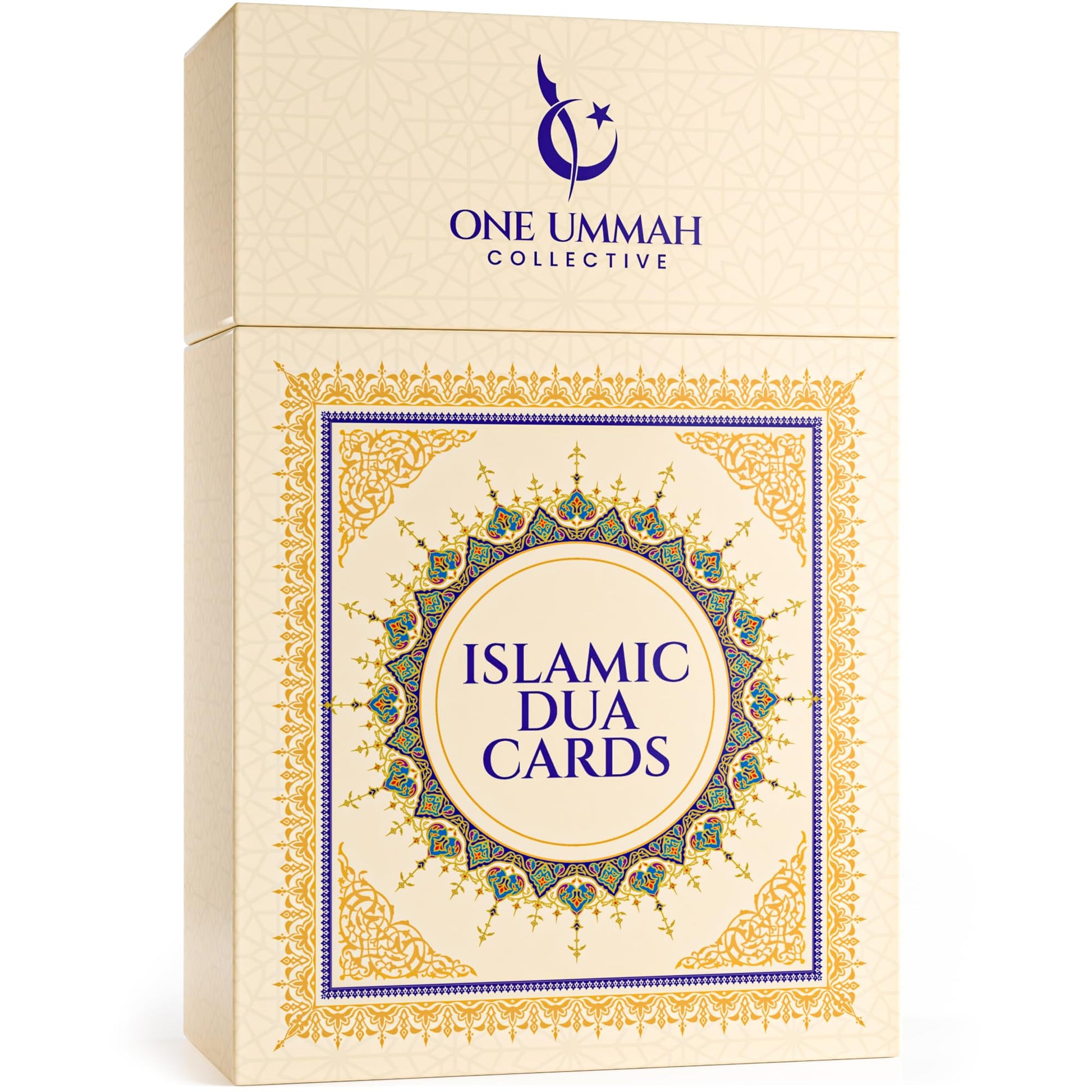 Islamic Dua Cards - 75 Essential Supplications with Translation, Transliteration & Story - Color-Coded by Emotions - for Kids & Adults - Quran