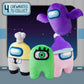 P.M.I. Among Us Plush Buddies Doll | Yellow Crewmate with Chef Hat - 8 Inches - Huggable Among Us Plushie Collectibles | Playable Among Us Toys | Kids