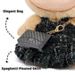 LYBHYQTII 17cm Doll Clothes- Luxury Chic Style Set High-End Fashion Accessories - Premium Handmade Clothes 3 Piece Set Hat & Black Bag & Dress