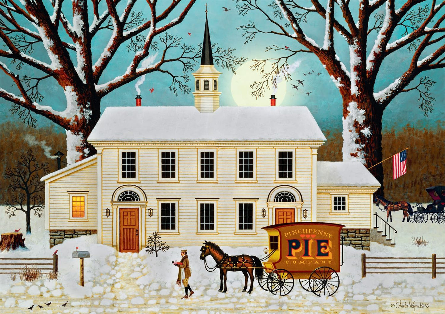 Buffalo Games - Charles Wysocki A Pie for the Parson - 300 Piece Puzzle