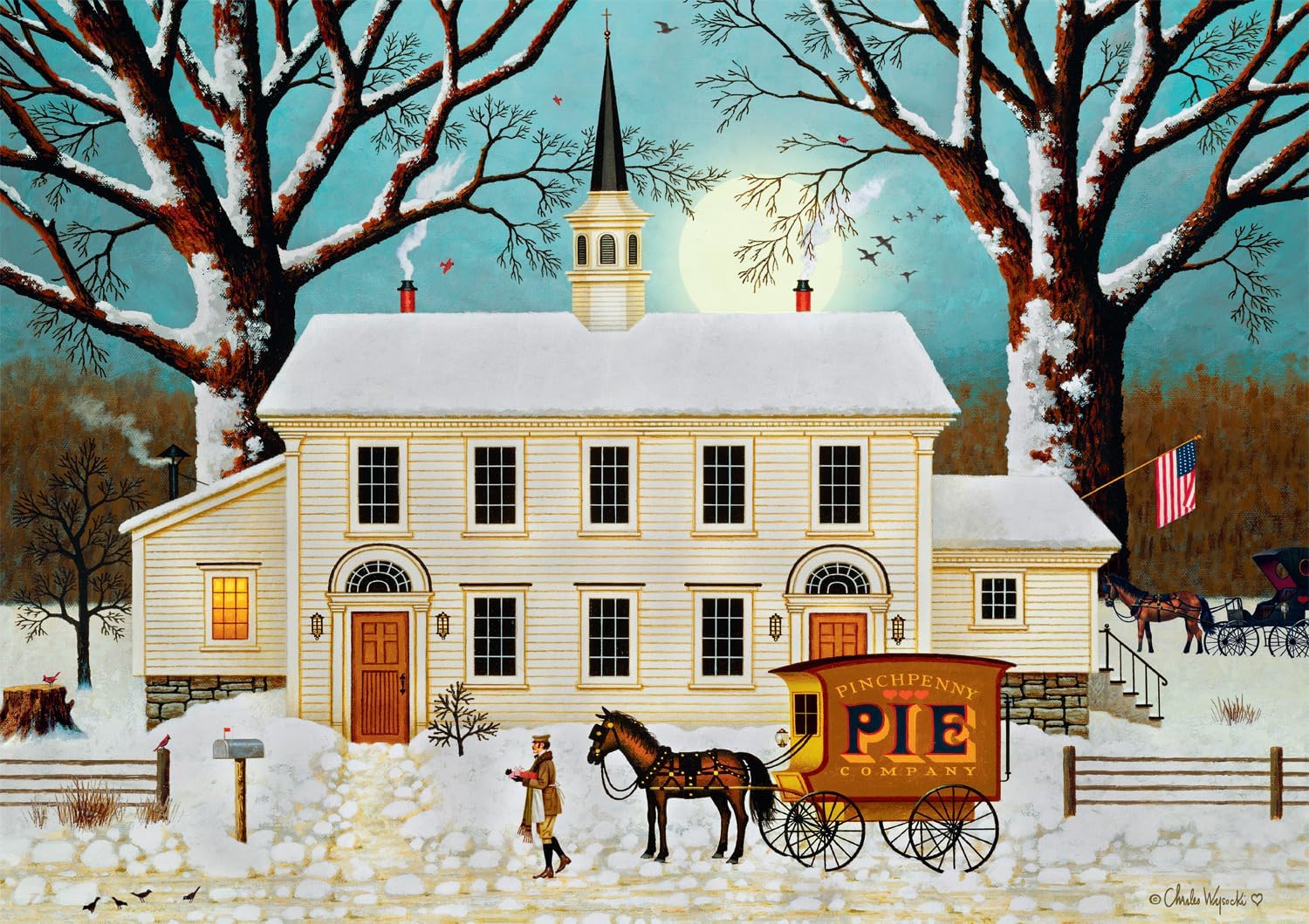 Buffalo Games - Charles Wysocki A Pie for the Parson - 300 Piece Puzzle