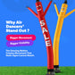 LookOurWay Air Dancers Inflatable Tube Man Attachment - 20 Feet Tall Wacky Waving Inflatable Dancing Tube Guy for Business Promotion - Blower Not