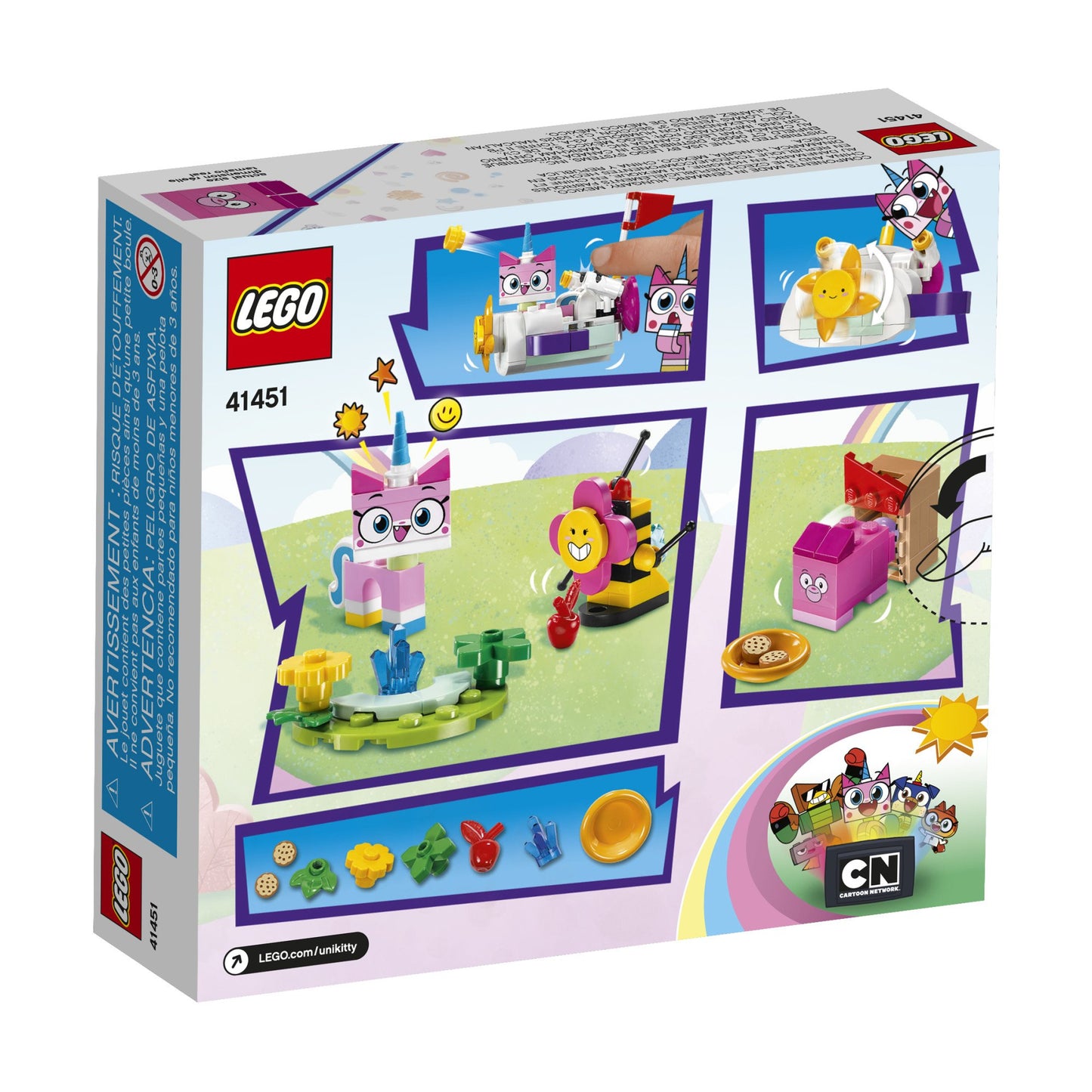 LEGO Unikitty! Unikitty Cloud Car 41451 Building Kit (126 Pieces)