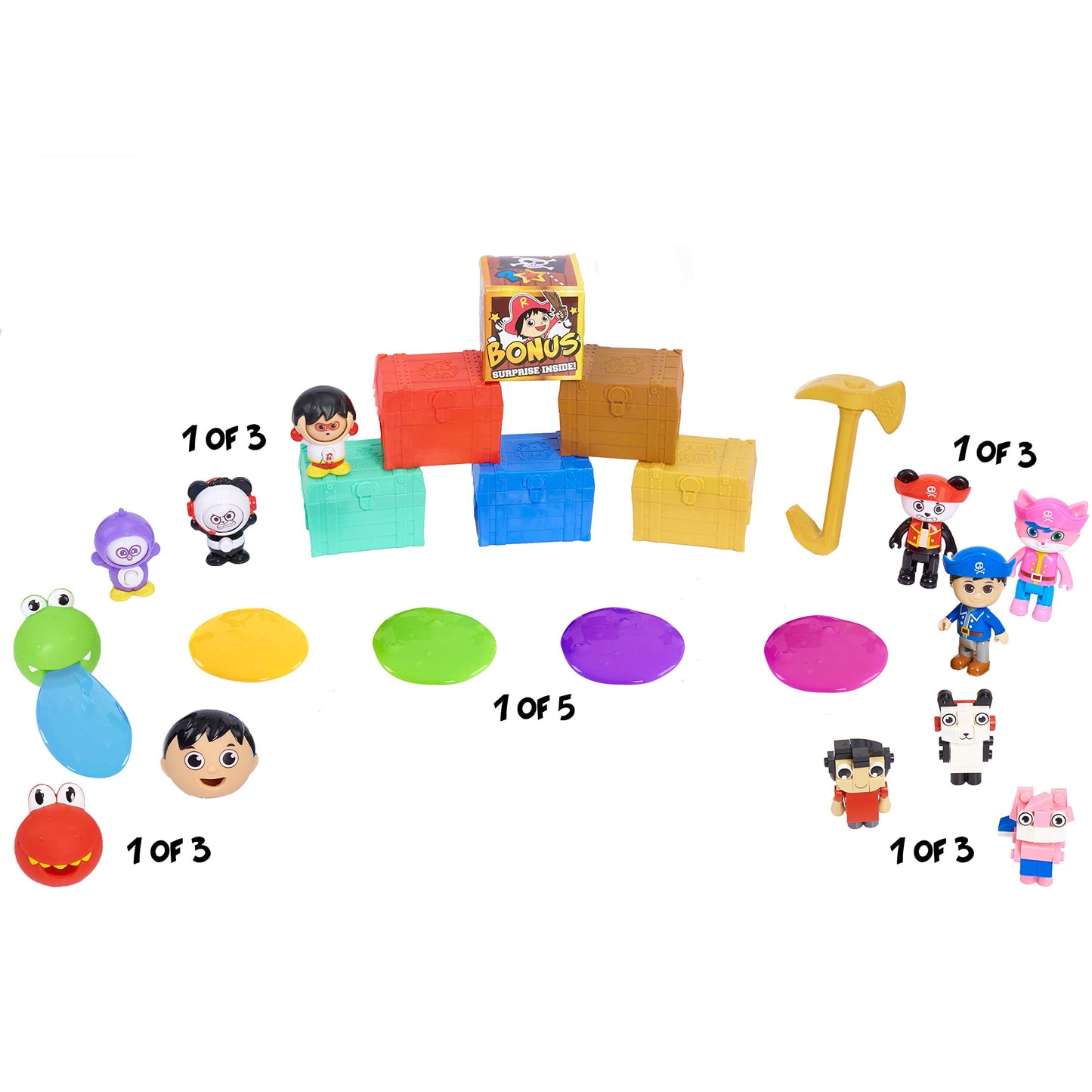 Ryan’s World Ryan’s World Pry and Smash Surprise Treasure, 5-Surprises Inside