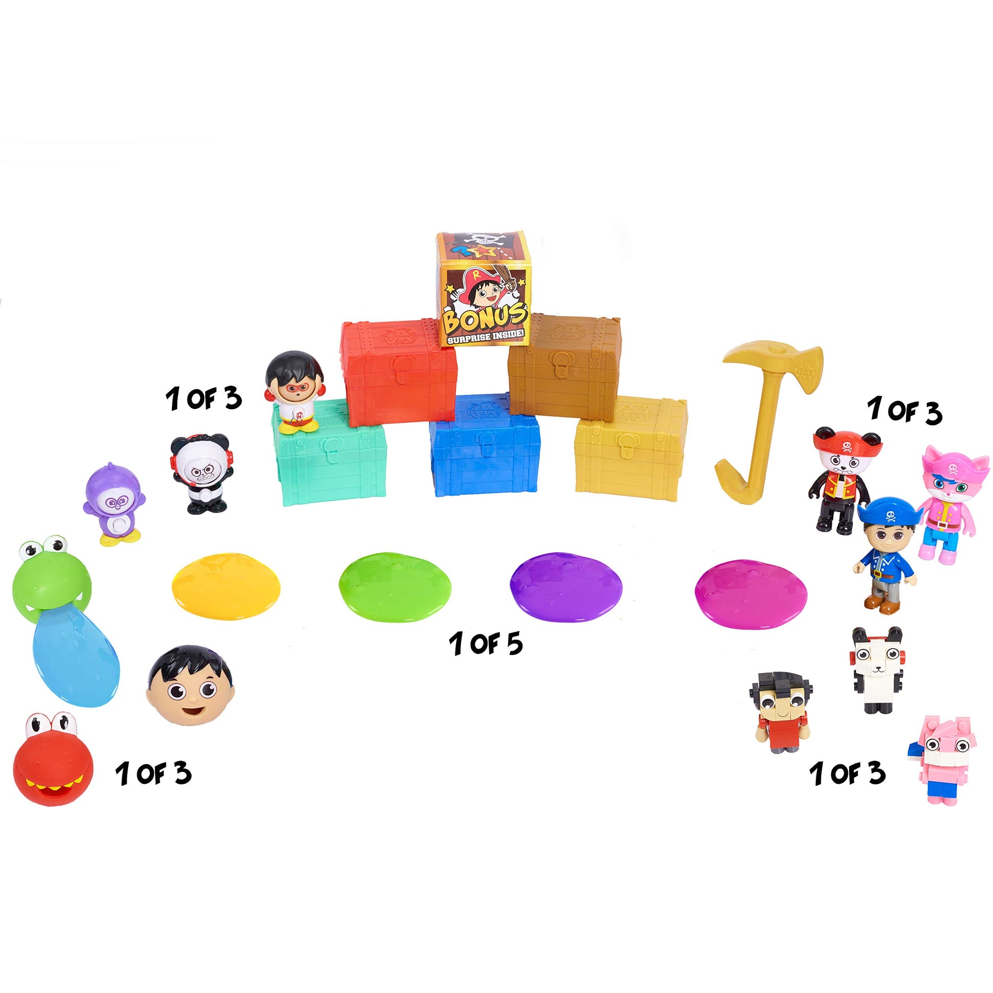 Ryan’s World Ryan’s World Pry and Smash Surprise Treasure, 5-Surprises Inside