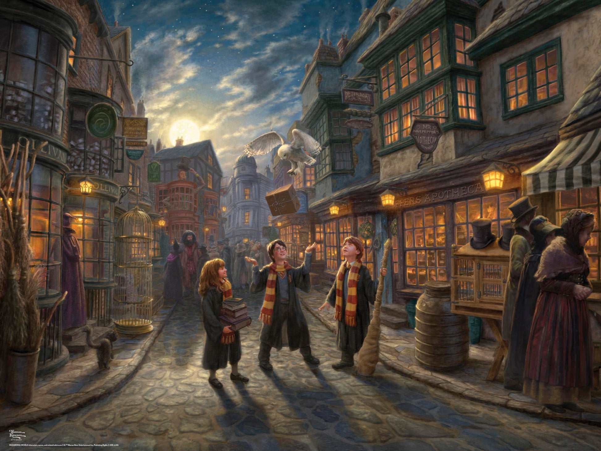 Ceaco - Thomas Kinkade Harry Potter - Diagon Alley - 1500 Piece Puzzle