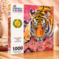 Cross & Glory | Jigsaw Puzzles for Adults | Bohemian Tiger Tapestry