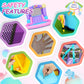Whubefy Bounce House for Kids 3-6 with Ball Pit Pool & 50 Balls, 5-in-1 Inflatable Bouncy Castle with ETL Certified Blower, Slide, Dart Board with 6