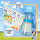 Bluey Decorate Your Own Water Bottle, Repositionable Stickers, Great For Bluey Birthday Parties, Summer Sports, and More, Reusable BPA-Free Water