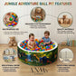 ANM’s Worldwide Foam Ball Pit for Toddlers - 90x30x5 cm Round Ball Pool, Soft Round Baby Playpen Ball Pool for Kids - Indoor Play Area for Babies