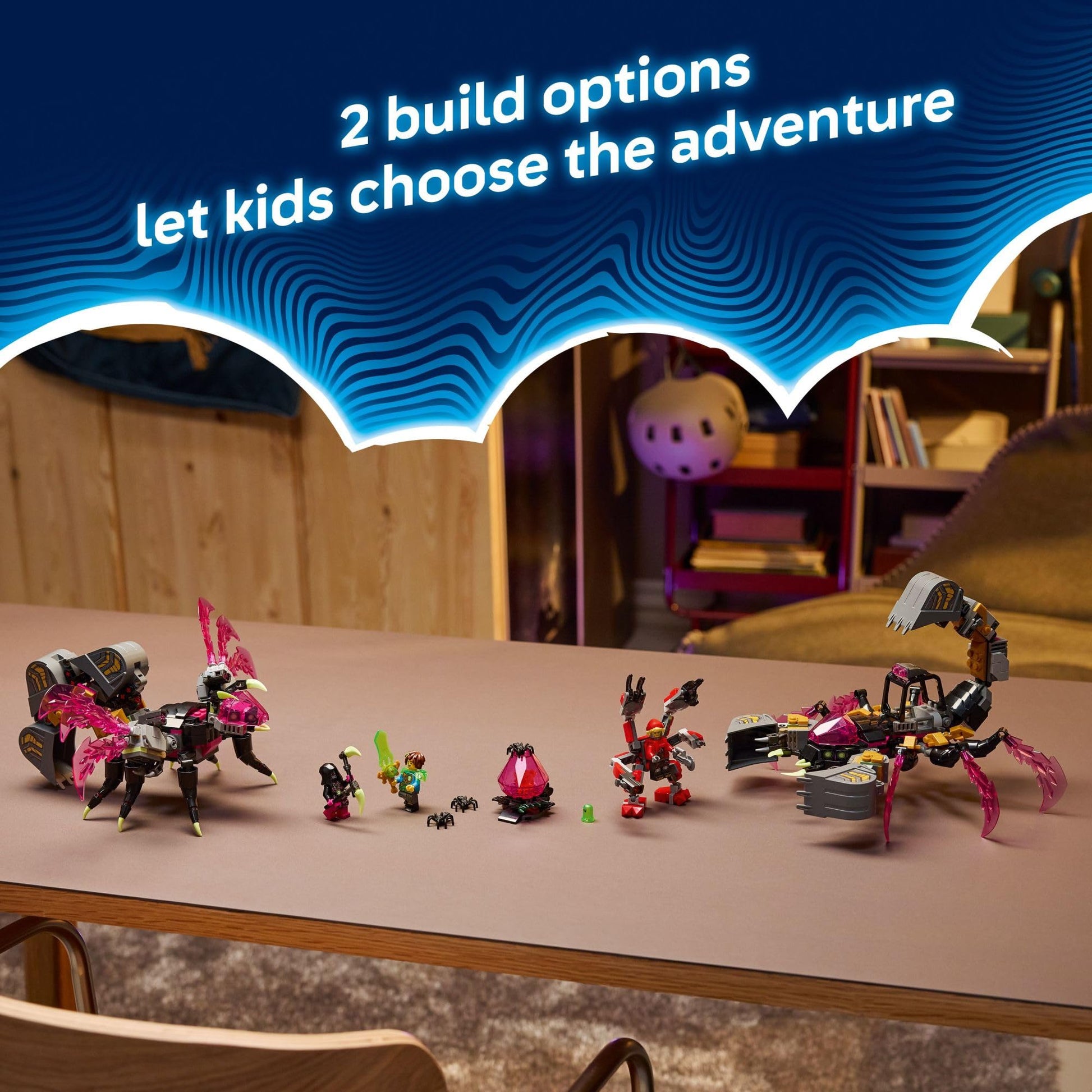 LEGO DREAMZzz Nightmare Scorpion Digger Building Toy for Boys & Girls - Pretend Play Set for Kids, Ages 7+ - with 2 Build Options, 3 Minifigures