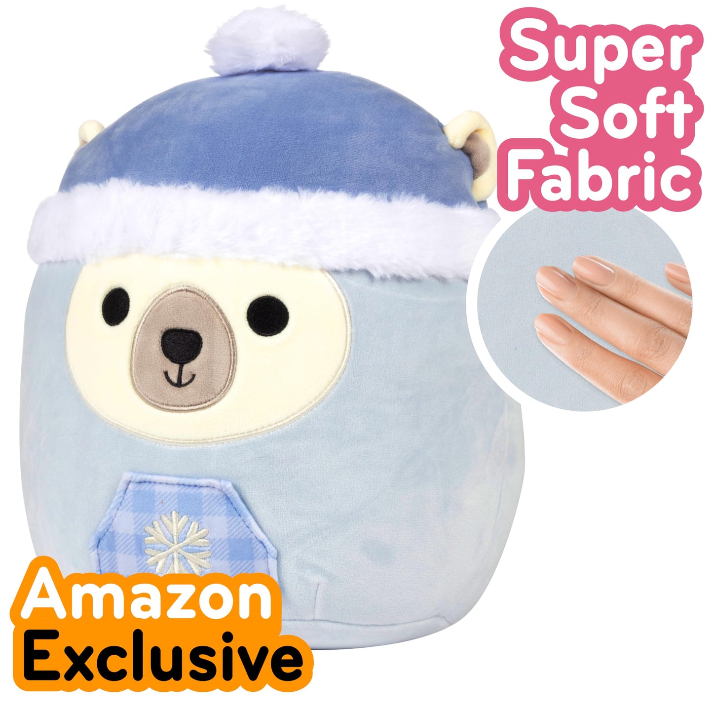 Squishmallows Original 10-Inch Brooke The Polar Bear - Official Jazwares Plush- Collectible Soft & Squishy Bear Stuffed Animal Toy- 2026 Limited