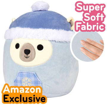 Squishmallows Original 10-Inch Brooke The Polar Bear - Official Jazwares Plush- Collectible Soft & Squishy Bear Stuffed Animal Toy- 2026 Limited
