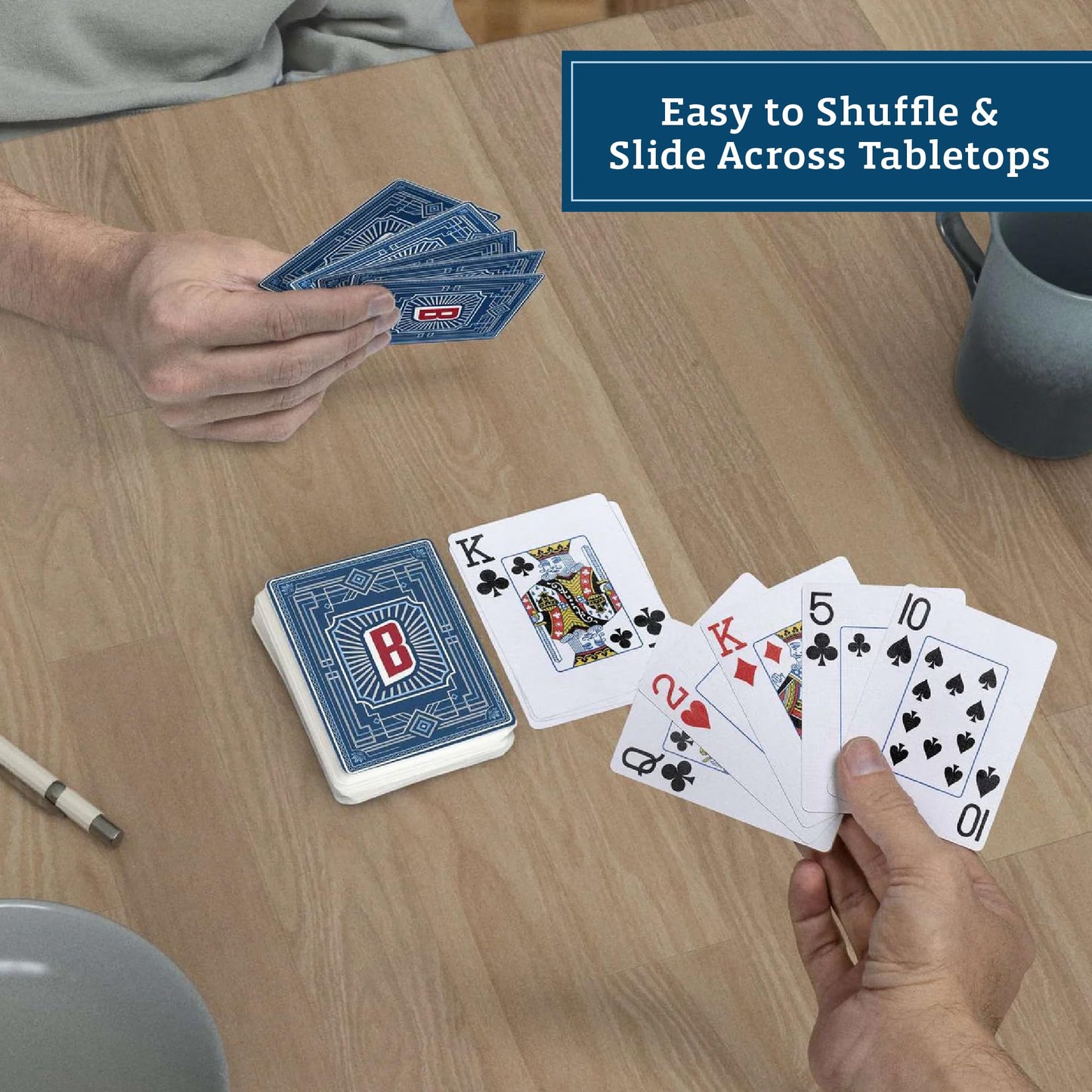 Boardwalk Puzzles Boardwalk, Featherlight Unique Playing Cards, Fun Themed Deck for Home and Travel