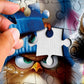 Larkipuzz Funny Bird Winter Puzzles for Adults 1000 Pieces, Colorful Animal Snow Jigsaw Puzzle, Challenging Cute Art Puzzles