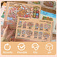 SZXYCZL 12 PCS Cute Oversize Miniature 3D DIY Sticker Scene, Scenery Stick Book Make Own Mini House Sticker Therapy Relief Pass The Time Gift for Teen